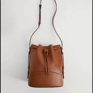 Mango Brown Bucket Bag
